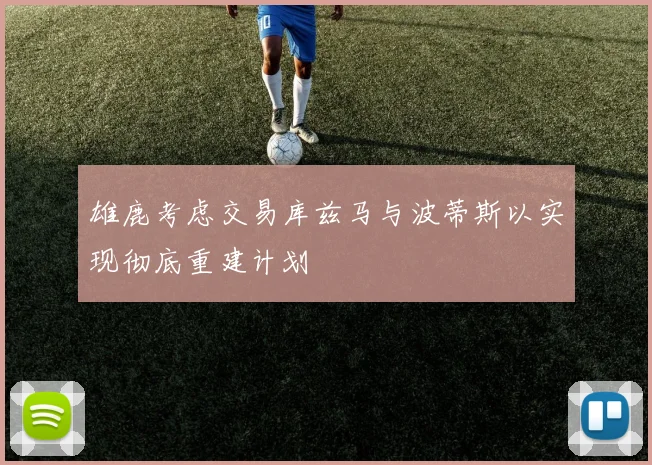 雄鹿考虑交易库兹马与波蒂斯以实现彻底重建计划