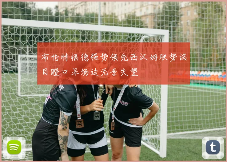 布伦特福德强势领先西汉姆联努诺目瞪口呆场边无奈失望