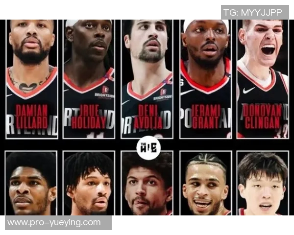 开拓者官方发布海报庆祝阿夫迪亚卡马拉霍勒迪入选ESPN前100球员